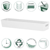 Ordnungsbox - 40x10x6cm - 2 Liter - Ordnungskorb - Schubladenorganizer Organizerbox - Ordnungssystem